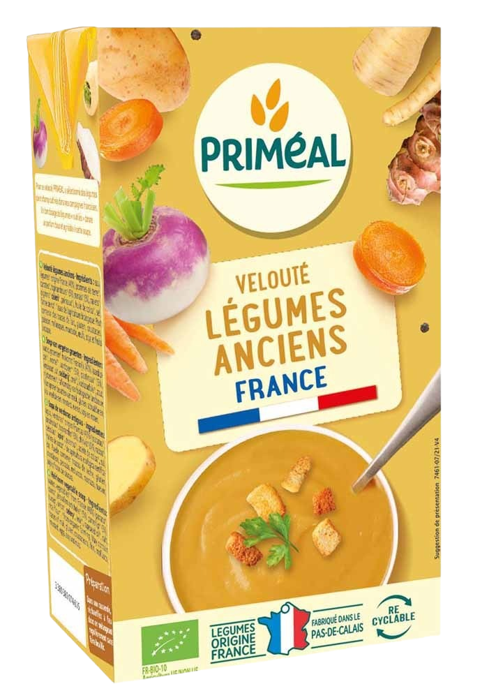 Primeal Veloute gebonden soep vergeten groente bio 1.00 Liter