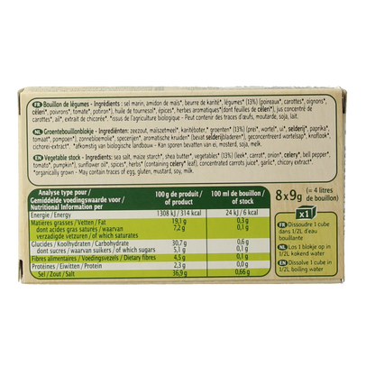 Ma Vie Sans Groentebouillon glutenvrij bio 72 Gram