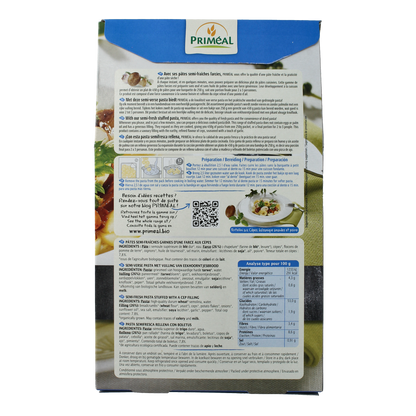 Primeal Tortellini eekhoorntjesbrood bio 250.00 Gram