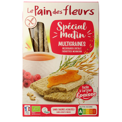 Pain Des Fleurs Special matin meergranen ontbijtcrackers bio 230.00 Gram