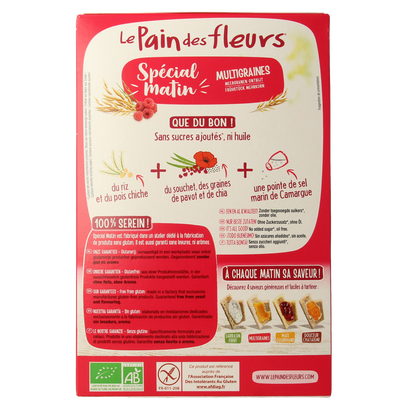Pain Des Fleurs Special matin meergranen ontbijtcrackers bio 230.00 Gram