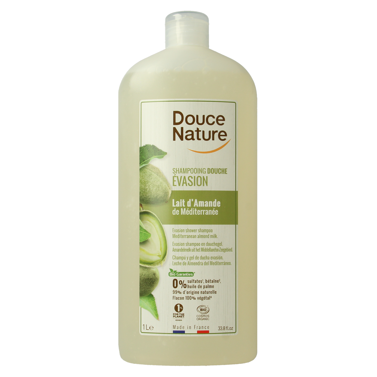 Douce Nature Douchemelk zoete amandel bio 1.00 Liter