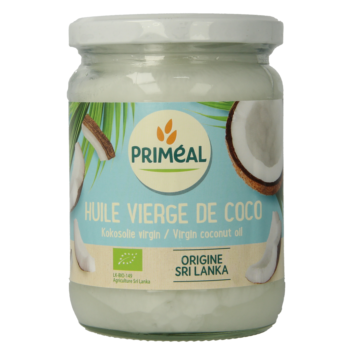 Primeal Kokosnoot olie bio 500.00 Milliliter