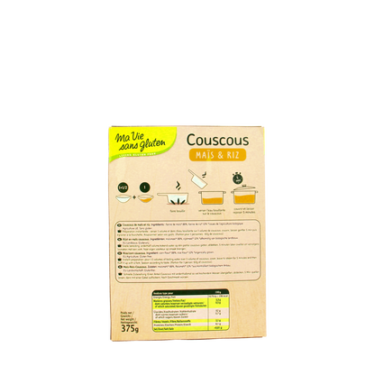 Ma Vie Sans Couscous van mais & rijst glutenvrij bio 375.00 Gram