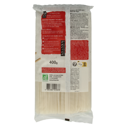Primeal Rijstnoedels van witte rijst bio 400.00 Gram