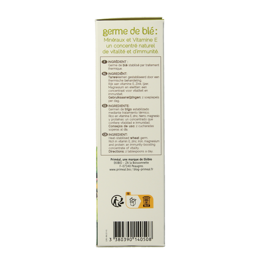 Primeal Tarwekiemen 250.00 Gram