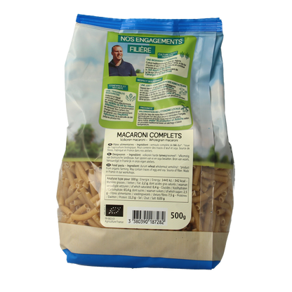 Primeal Volkoren macaroni bio 500 Gram