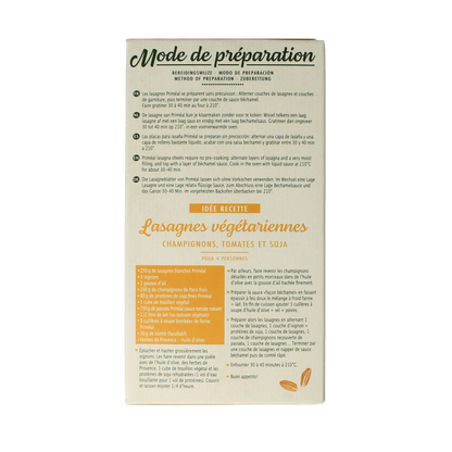 Primeal Witte lasagne bio 250.00 Gram
