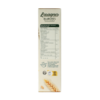 Primeal Witte lasagne bio 250.00 Gram