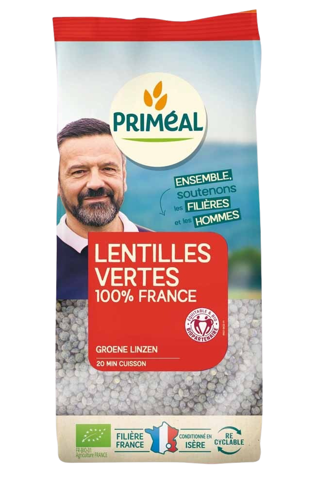 Primeal Linzen groen bio 500.00 Gram