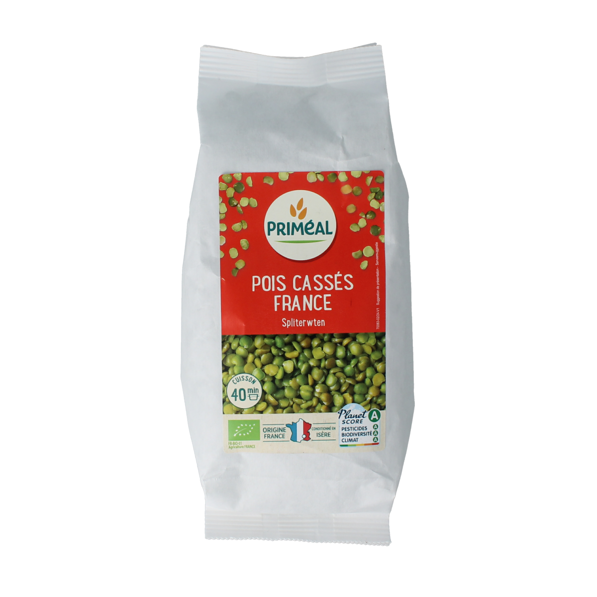 Primeal Spliterwten bio 500.00 Gram