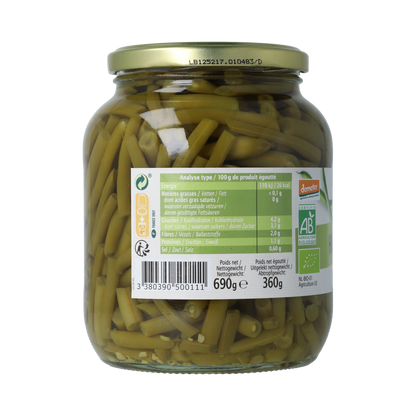 Primeal Haricots verts sperziebonen demeter bio 690.00 Gram