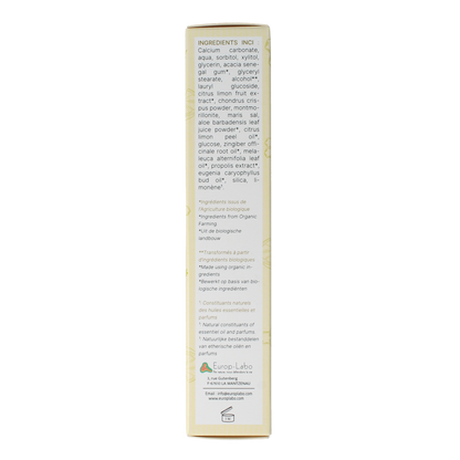 Aprolis Tandpasta citroen en propolis 75.00 Milliliter