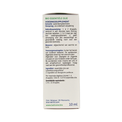 Ladrome Lavendel olie bio 10.00 Milliliter