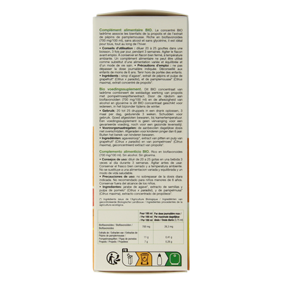 Ladrome Propolis pompelmoes pit concentraat bio 50.00 Milliliter