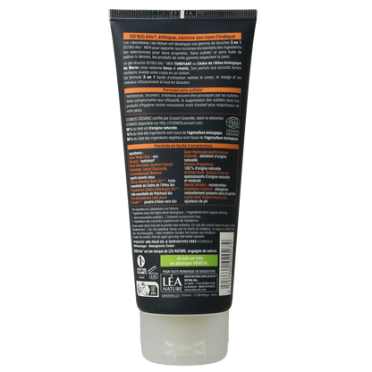 So Bio Etic Showergel for men 3 in 1 cedar 200.00 Milliliter