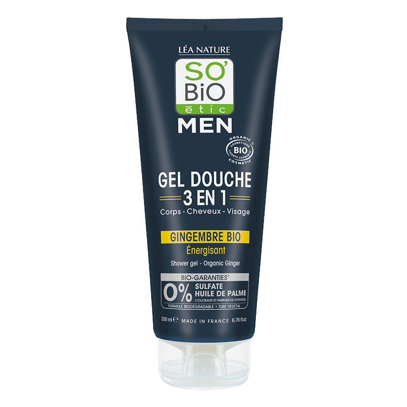 So Bio Etic Showergel for men 3-in-1 ginger 200.00 Milliliter