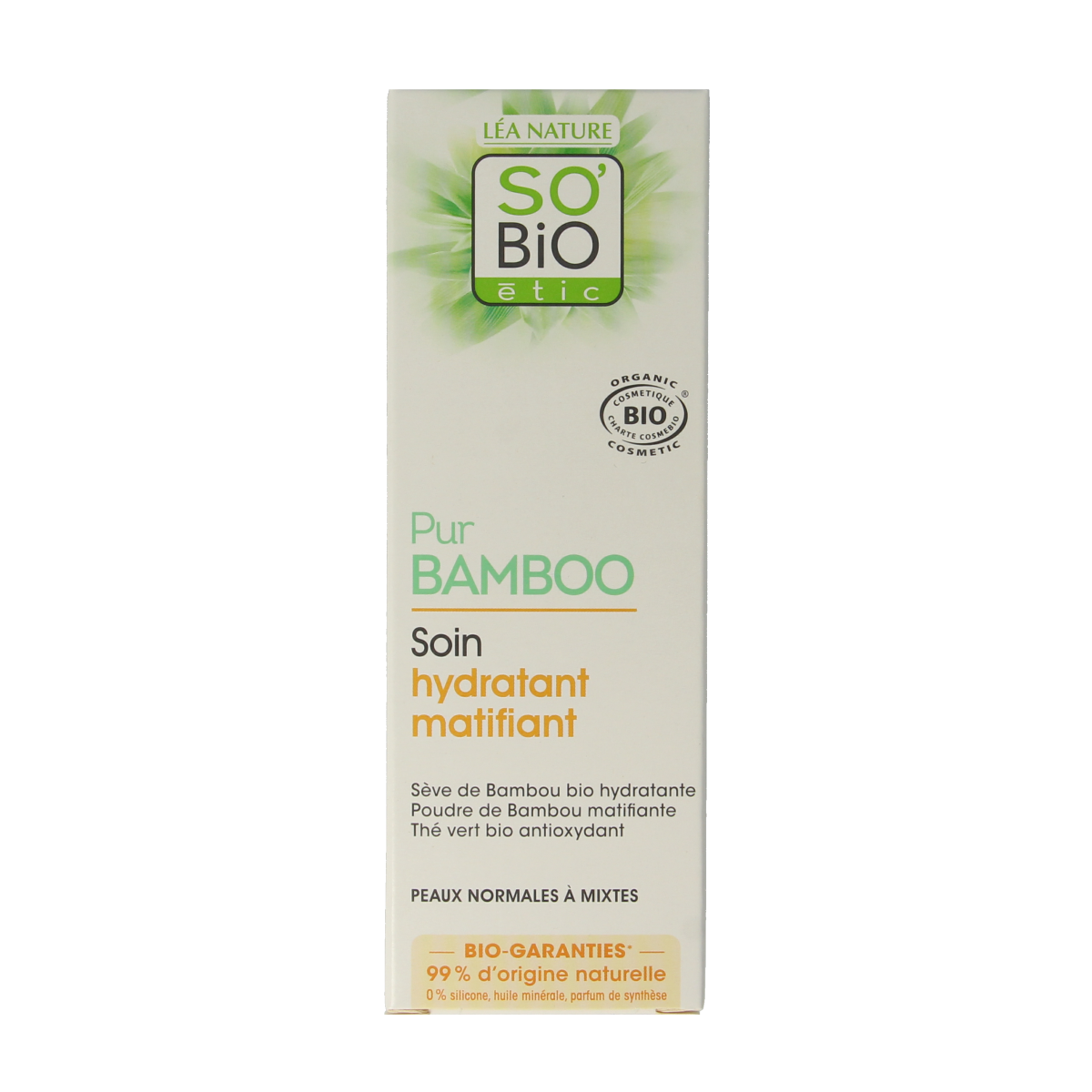 So Bio Etic Bamboo mattifying hydrating cream 50.00 Milliliter