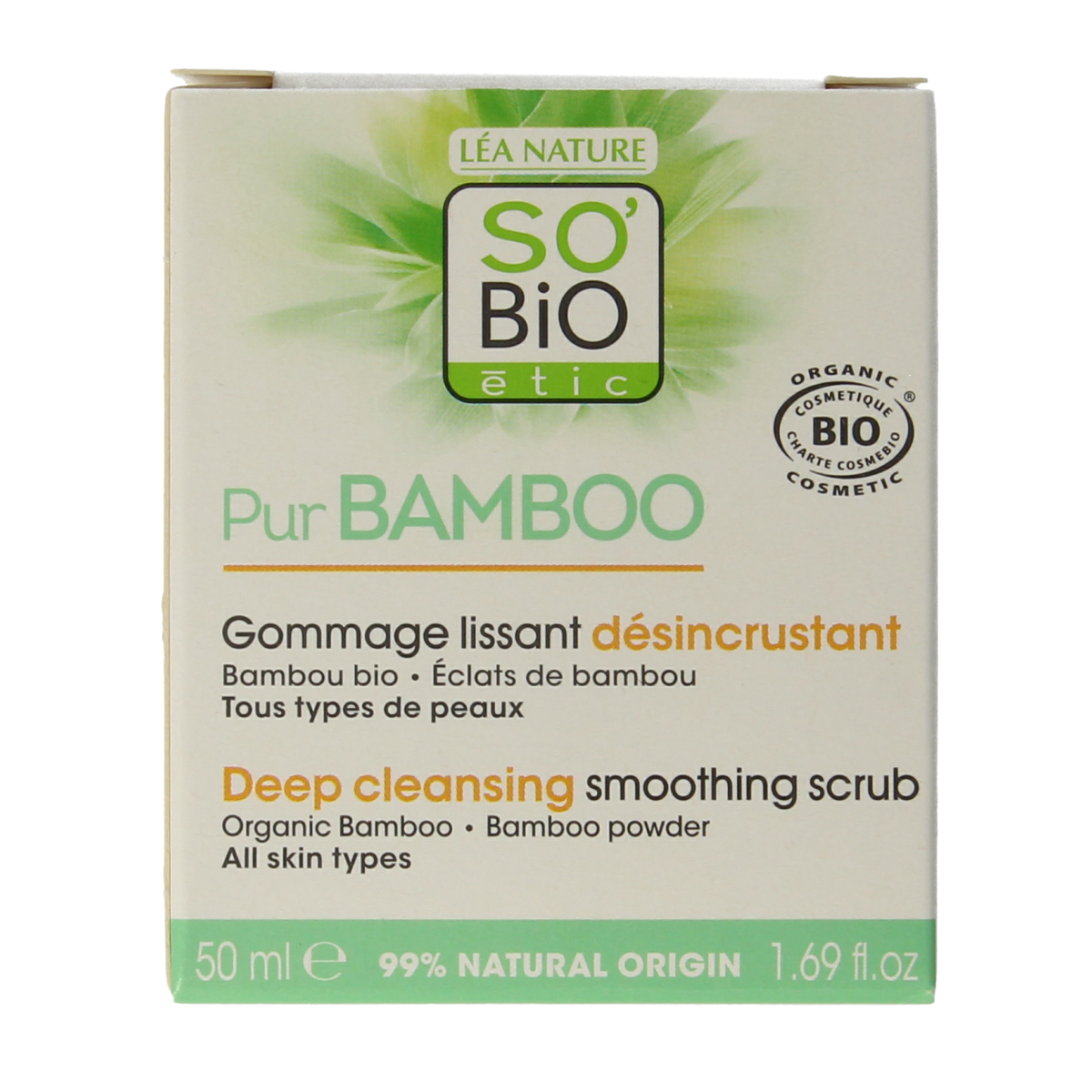 So Bio Etic Bamboo Deep cleansing smoothing scrub 50.00 Milliliter