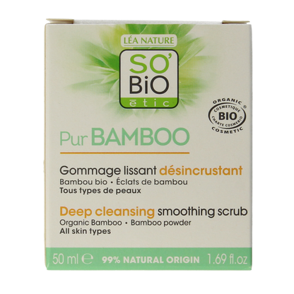 So Bio Etic Bamboo Deep cleansing smoothing scrub 50.00 Milliliter