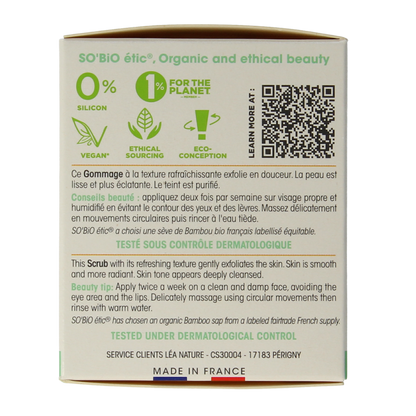 So Bio Etic Bamboo Deep cleansing smoothing scrub 50.00 Milliliter