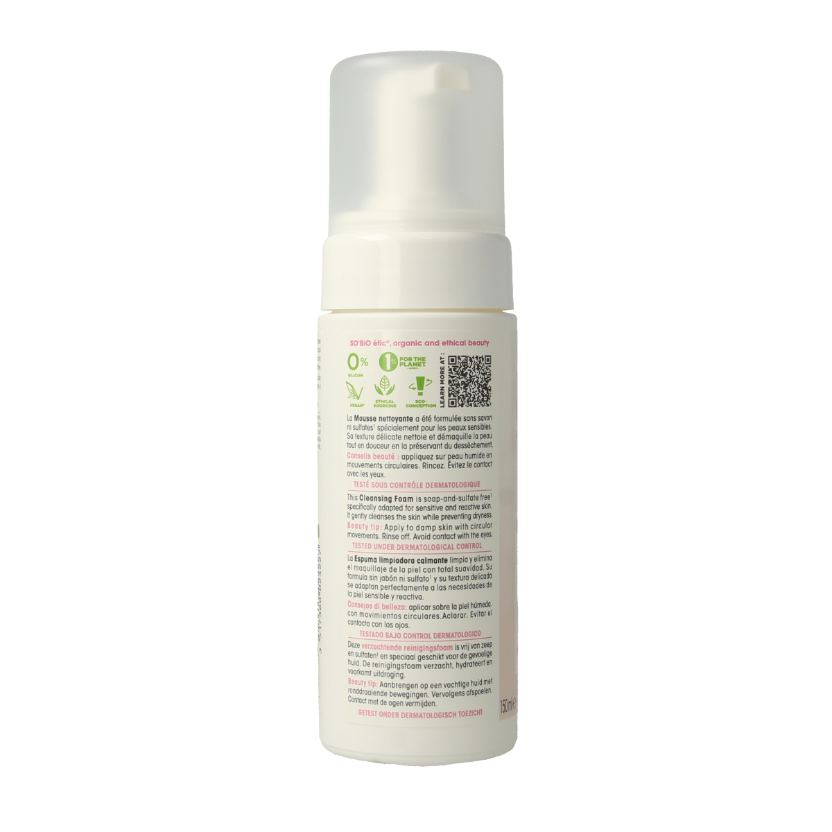 So Bio Etic Aloe vera cleansing foam 150.00 Milliliter