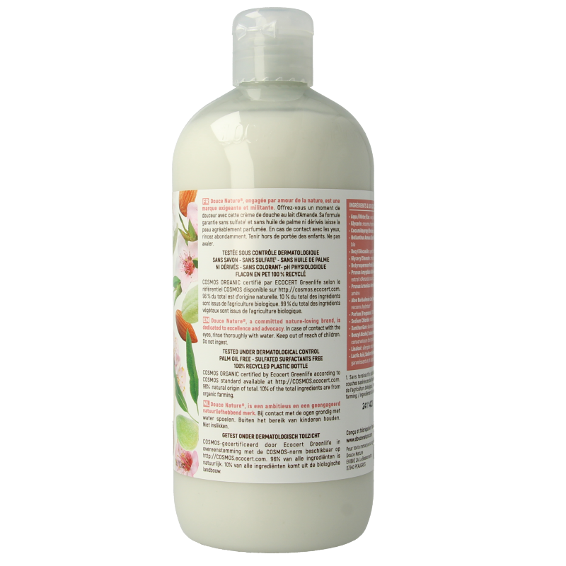 Douce Nature Douchecreme amandelmelk 500 Milliliter