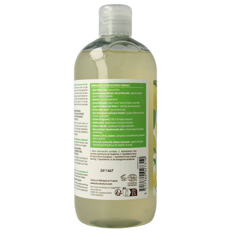 Douce Nature Douchegel Siciliaanse citroen 500 Milliliter