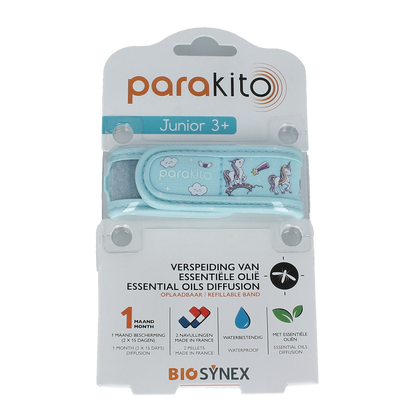 Parakito Anti mug armband junior eenhoorn 1.00 Stuks