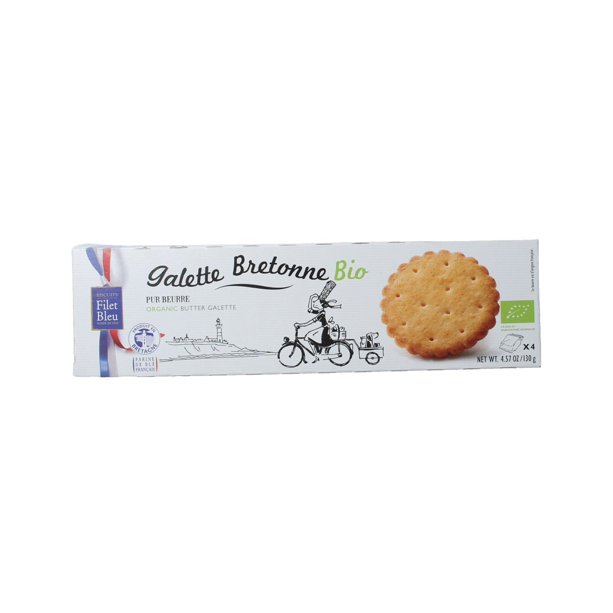 Island Bakery Boter galettes koekjes bio 130.00 Gram