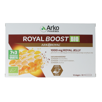 Royal Boost Royal Jelly boost (7 + 3) 15ml per ampul bio 10.00 Ampullen