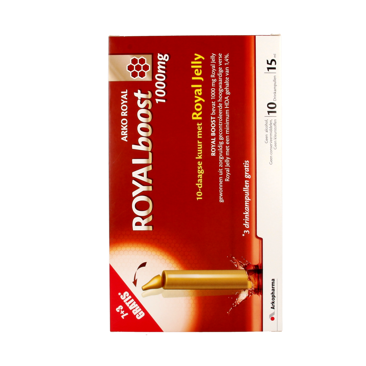Royal Boost Royal Jelly boost (7 + 3) 15ml per ampul bio 10.00 Ampullen