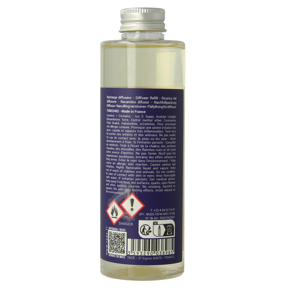 Tade Geurstokjes nigella navulling 200.00 Milliliter