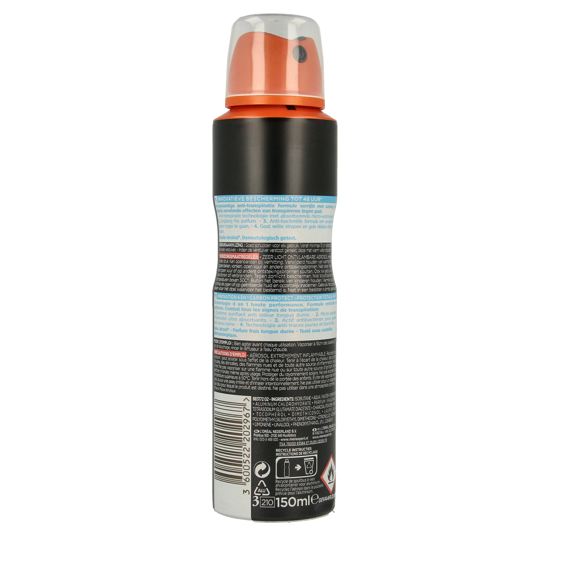 Men Expert Deodorant carbon protect 150.00 Milliliter
