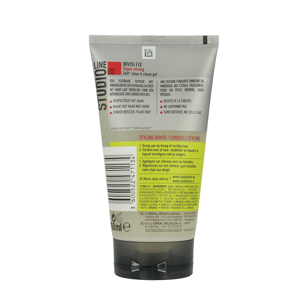Studio Line Studio line invisible fix gel super strong 150.00 Milliliter