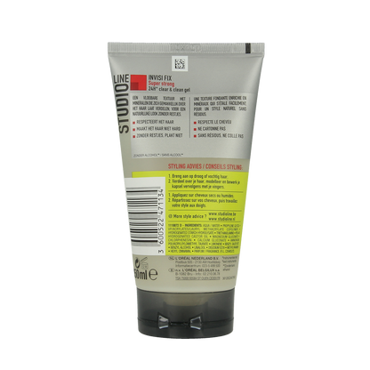 Studio Line Studio line invisible fix gel super strong 150.00 Milliliter