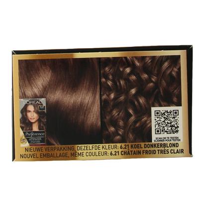 Preference 6.21 Zurich zeer licht koel bruin 1 Sachets