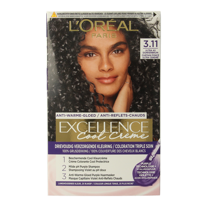 Excellence Cool creme 3.11 ultra as donkerbruin 1.00 Set