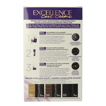 Excellence Cool creme 3.11 ultra as donkerbruin 1.00 Set