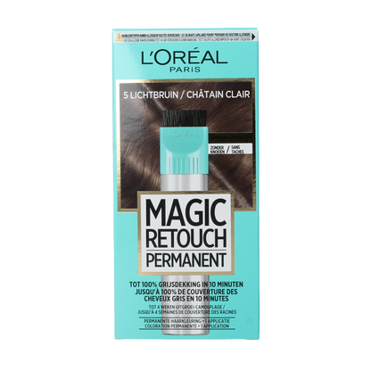 Magic Retouch Permanente haarkleuring nr 5 lichtbruin 1 Stuks