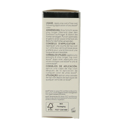 Essie Care top coat stay longer 13.5 Milliliter