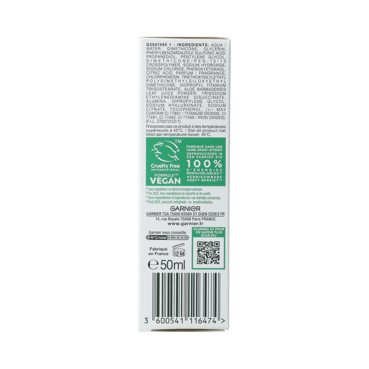 Garnier Skin naturals BB cream classic egaliserend 50.00 Milliliter