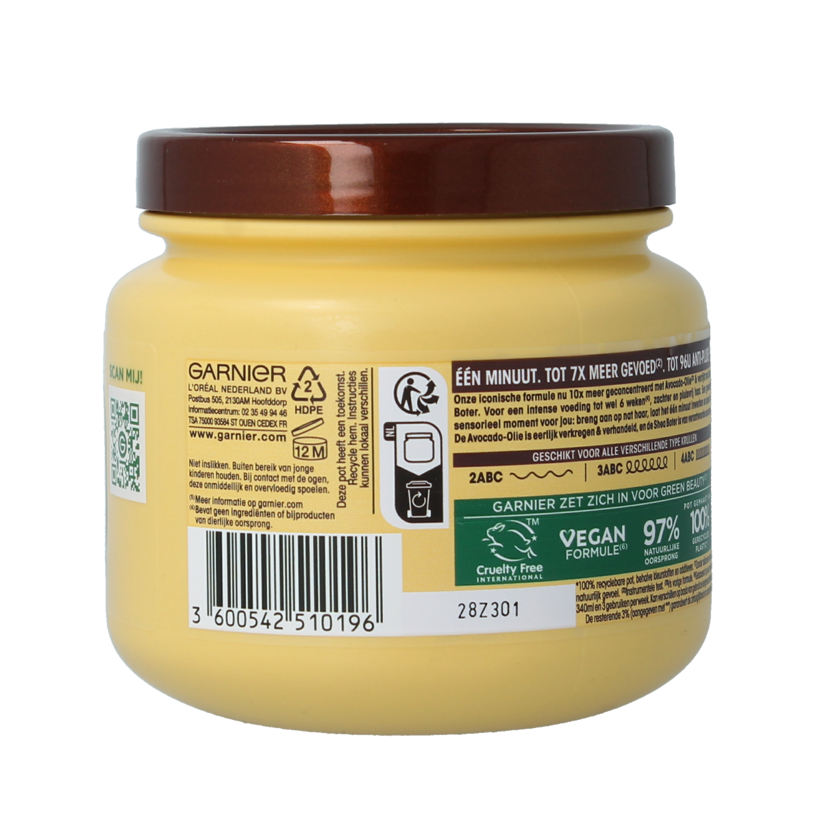 Garnier Loving blends masker avocado & karite 340.00 Milliliter