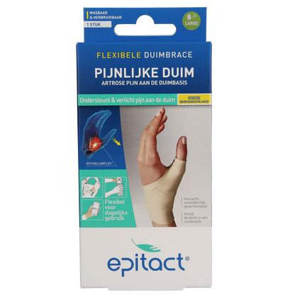 Epitact Duim orthese dag links maat L 1.00 Stuks