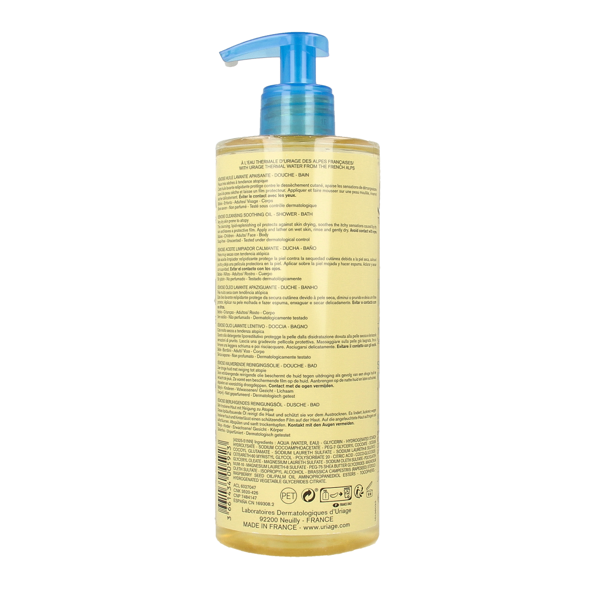 Uriage Xemose huile lavant apa 500.00 Milliliter