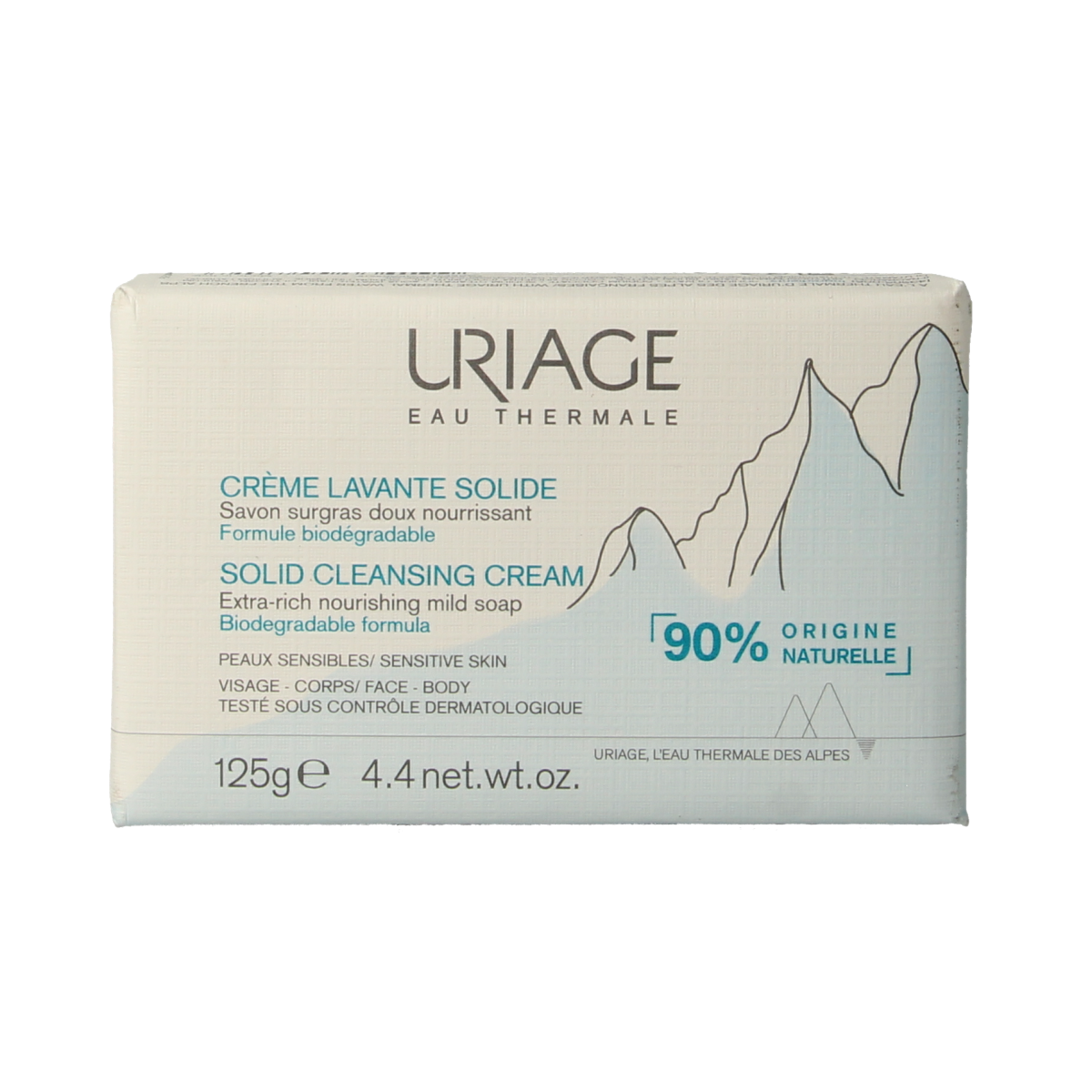 Uriage Thermaal water creme lavante solide 125.00 Gram