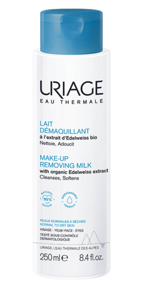 Uriage Thermaal water make-up verwijder melk 250.00 Milliliter