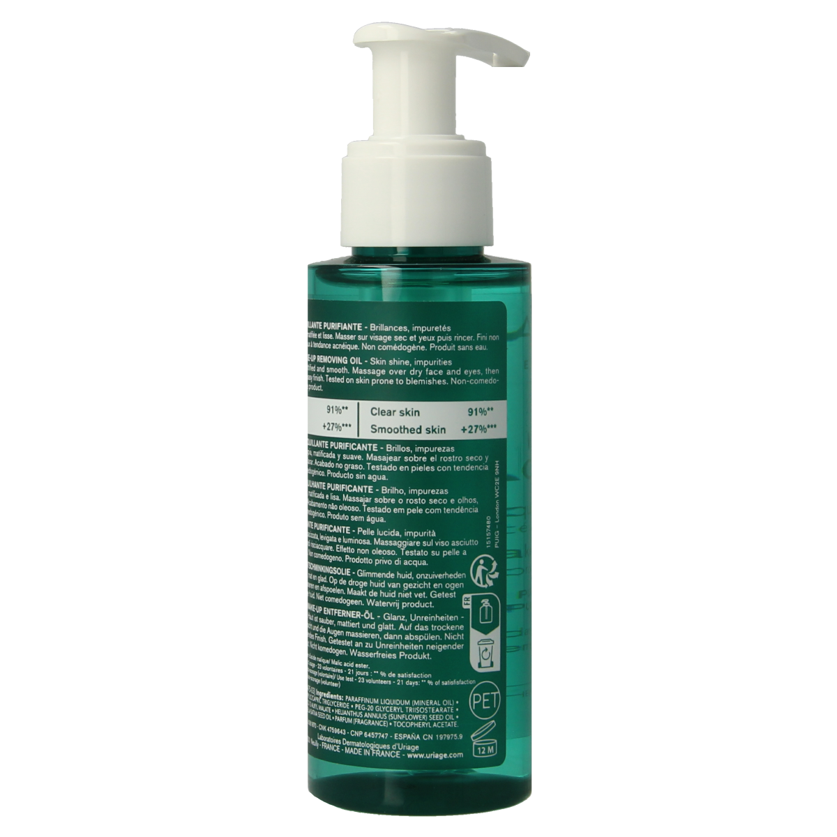 Uriage Hyseac zuiverende olie 100.00 Milliliter