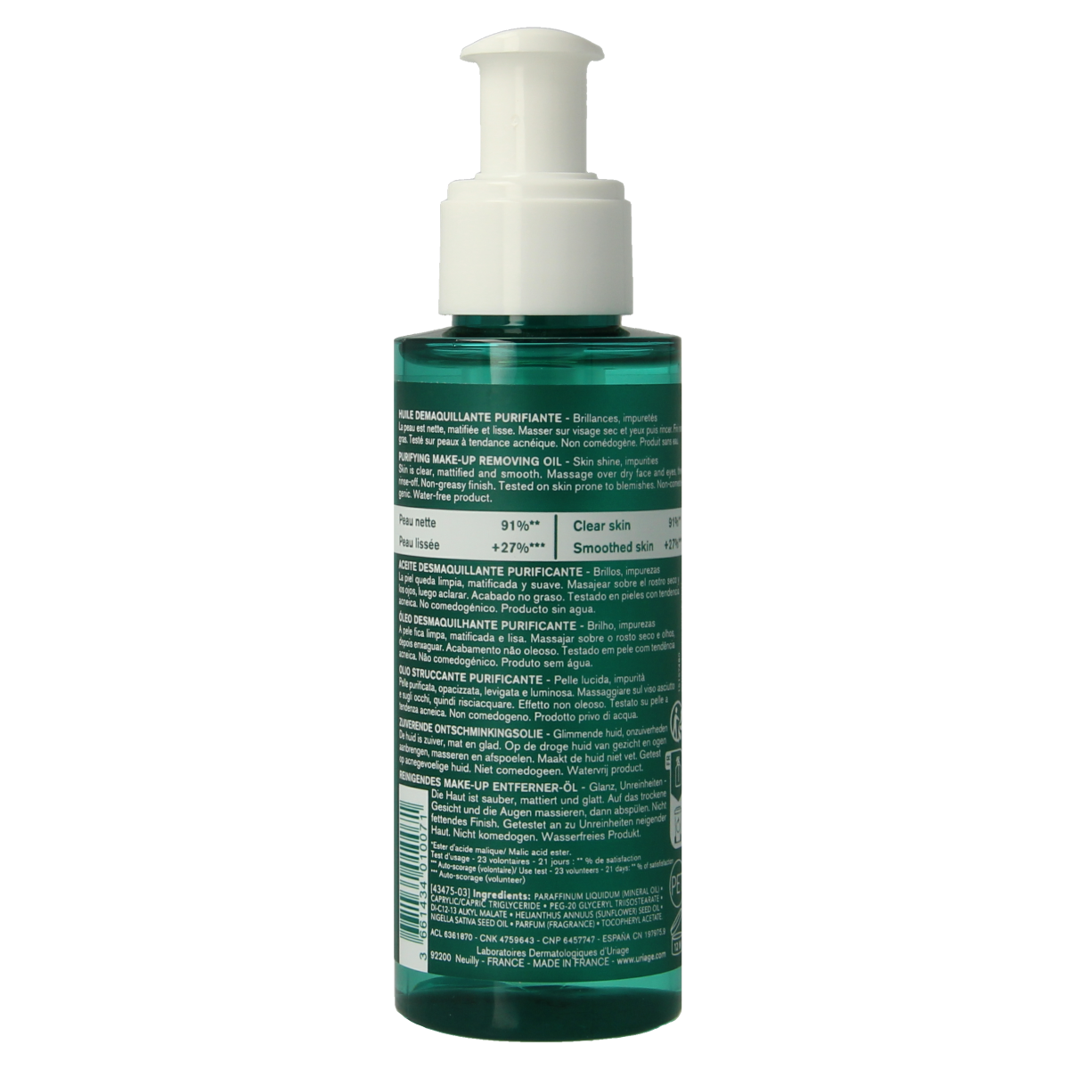 Uriage Hyseac zuiverende olie 100.00 Milliliter