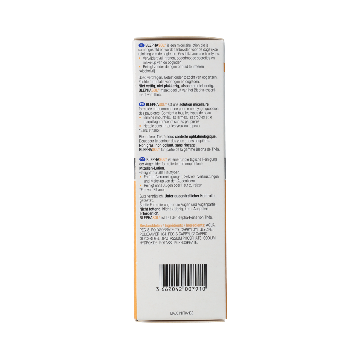 Blephasol Reinigingslotion ooglid 100.00 Milligram